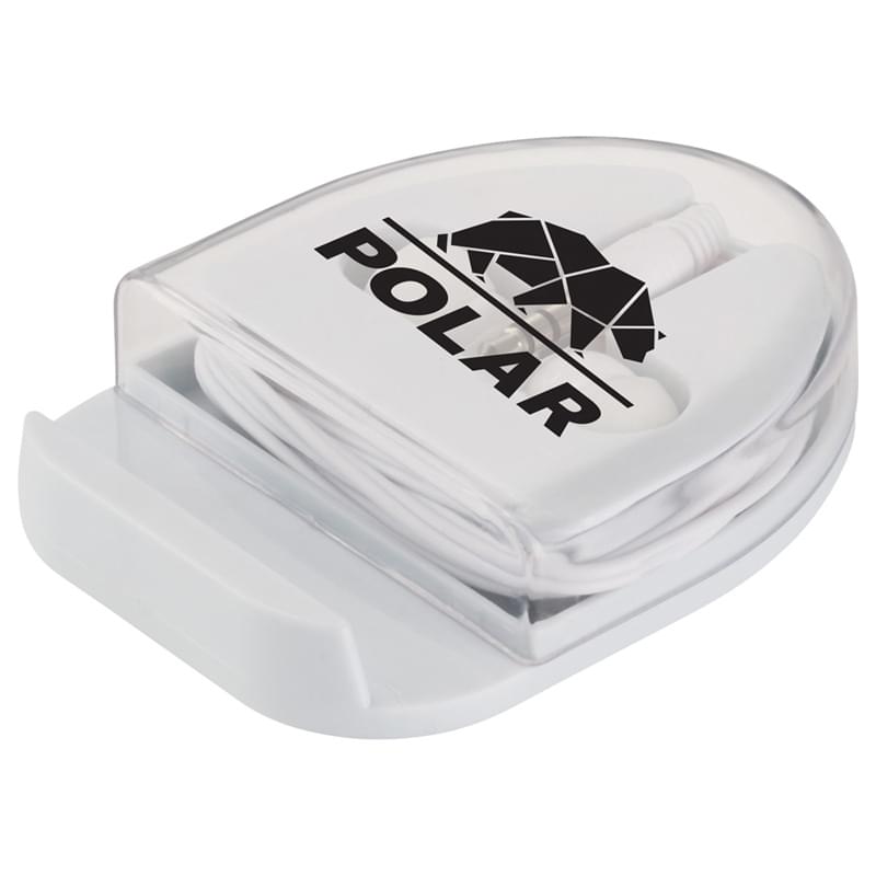 All-n-One Wired Earbuds with Phone Stand