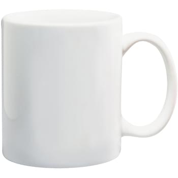 11 Oz. White Ceramic Mug