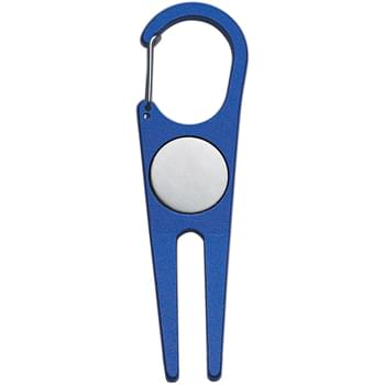 Aluminum Divot Tool With Ball Marker