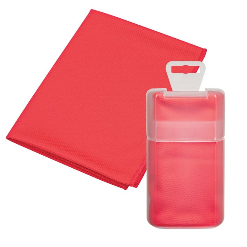 Sport Towel In Plastic Case