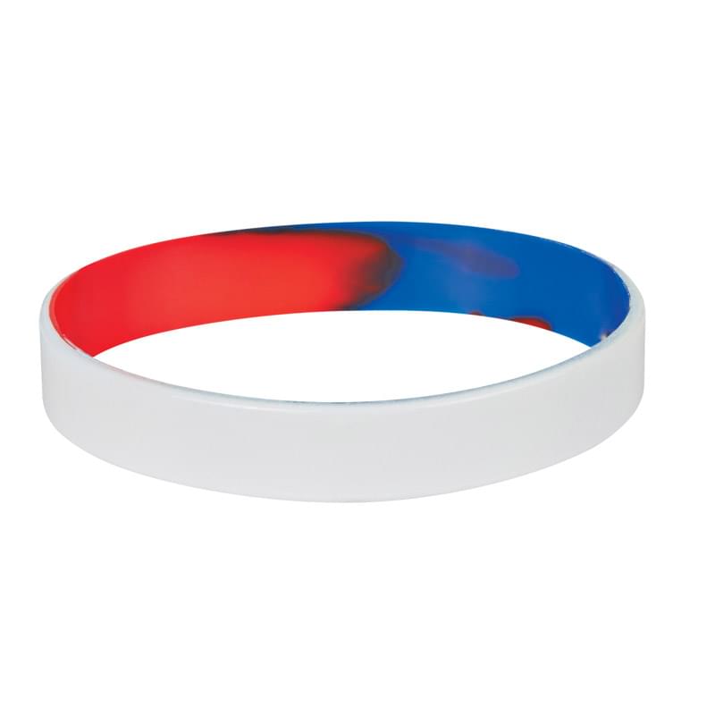 Colored Letter Silicone Bracelet