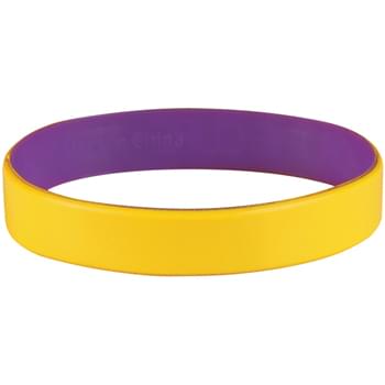 Colored Letter Silicone Bracelet