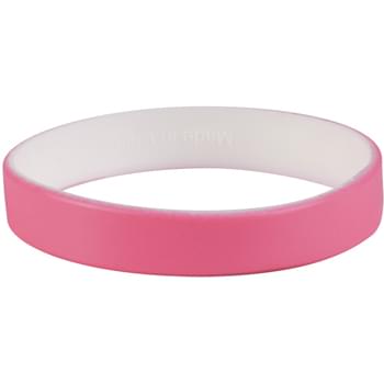 Colored Letter Silicone Bracelet