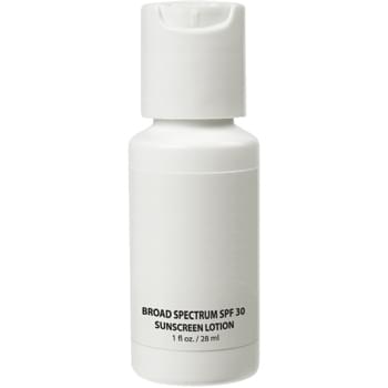 1 Oz. SPF 30 Sunscreen Bottle