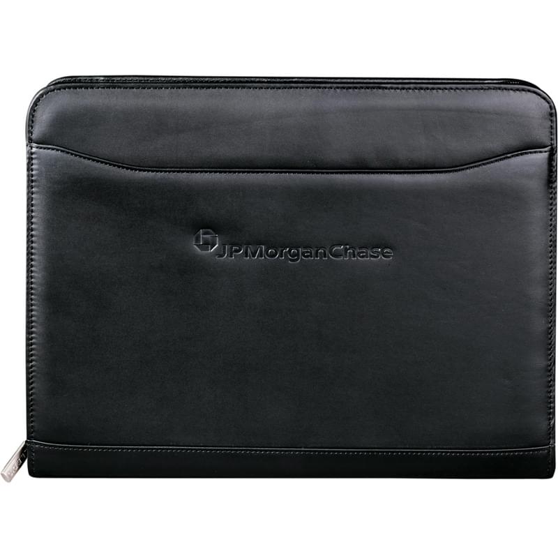Millennium Leather Zippered Padfolio