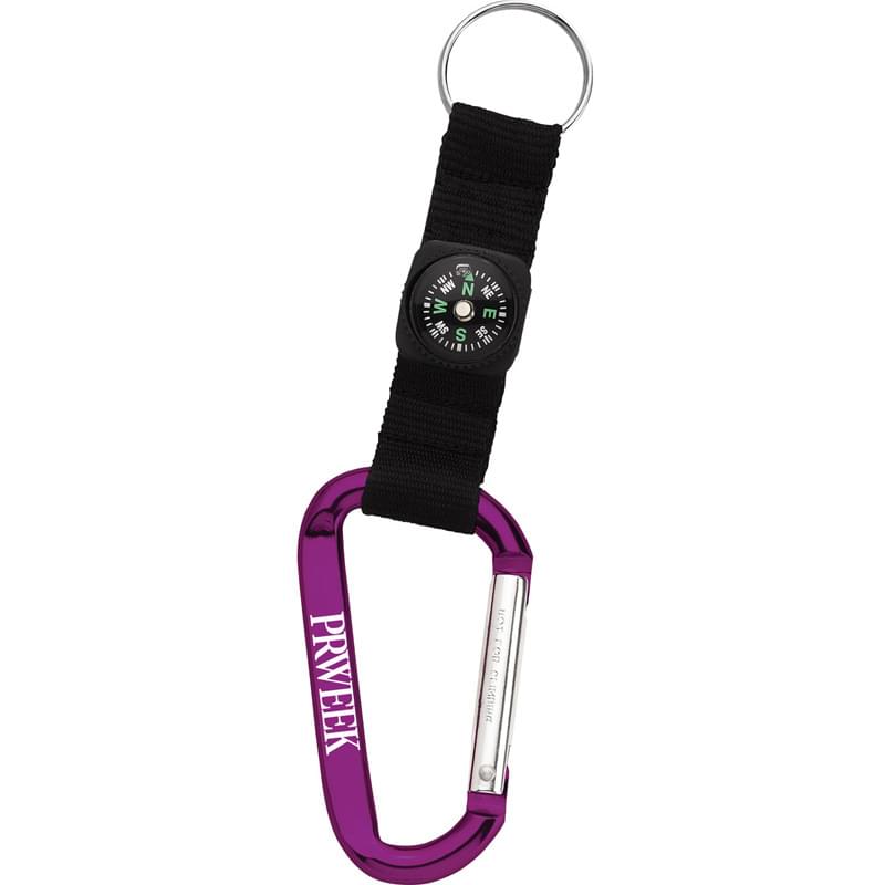 Carabiner with Compass