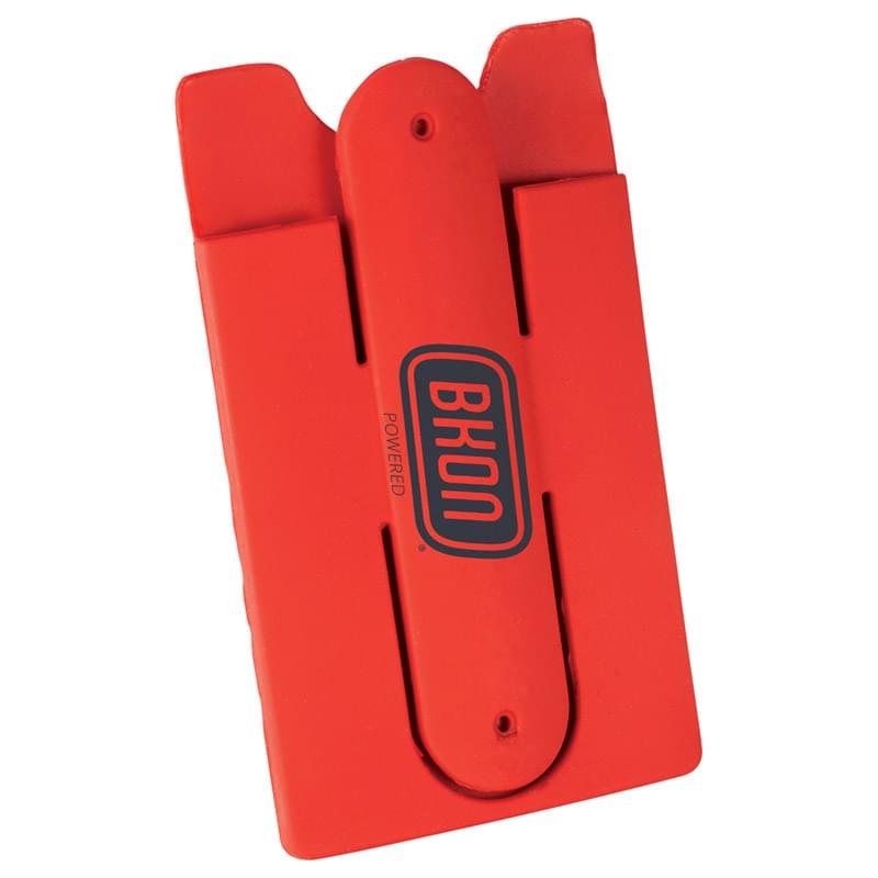 Silicone Phone Wallet with Stand