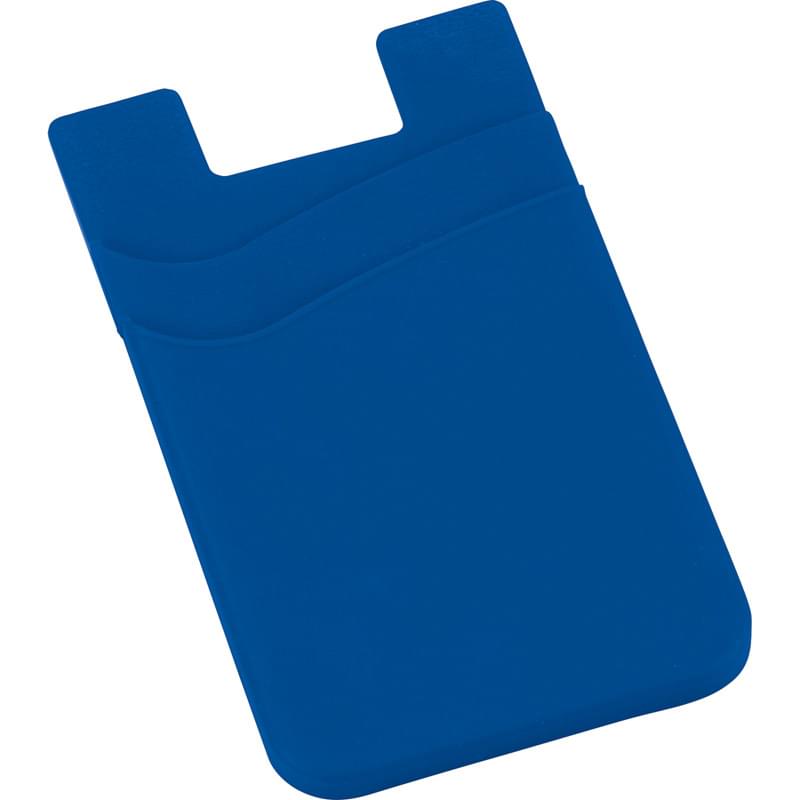 Dual Pocket Slim Silicone Phone Wallet