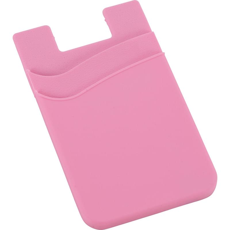 Dual Pocket Slim Silicone Phone Wallet