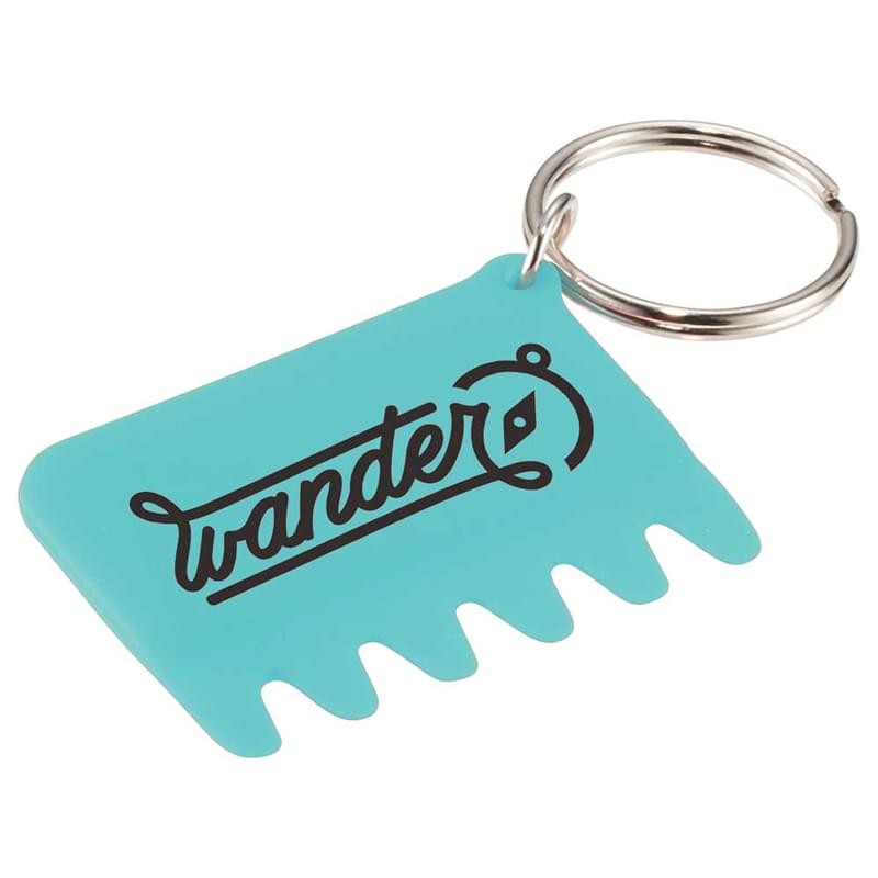 Silicone Keyboard Brush Key Ring