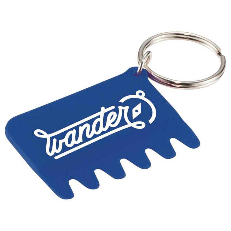 Silicone Keyboard Brush Key Ring