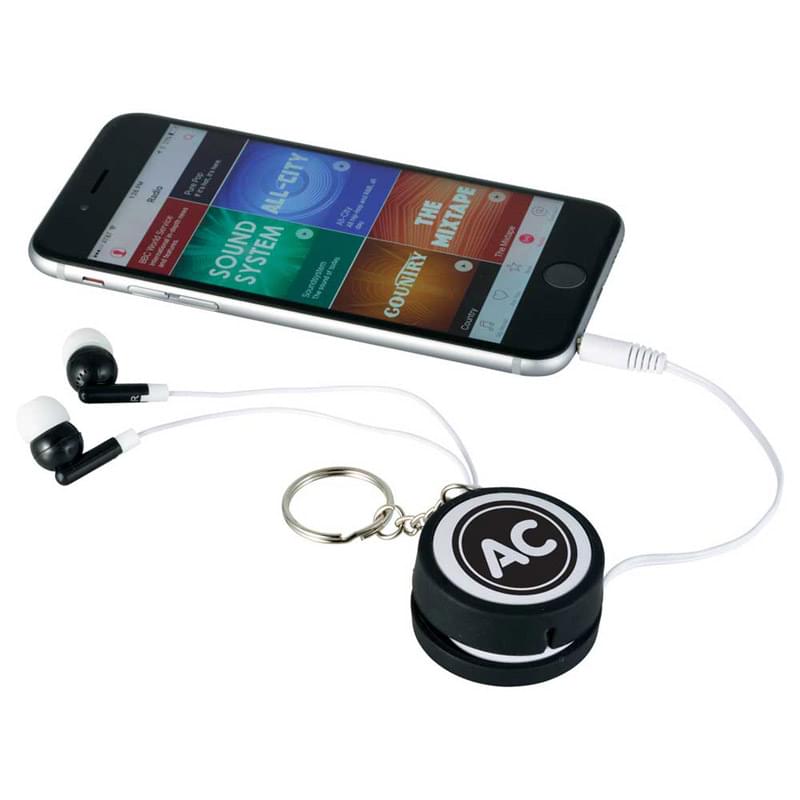 Orbit Ear Bud Wrap Key Tag