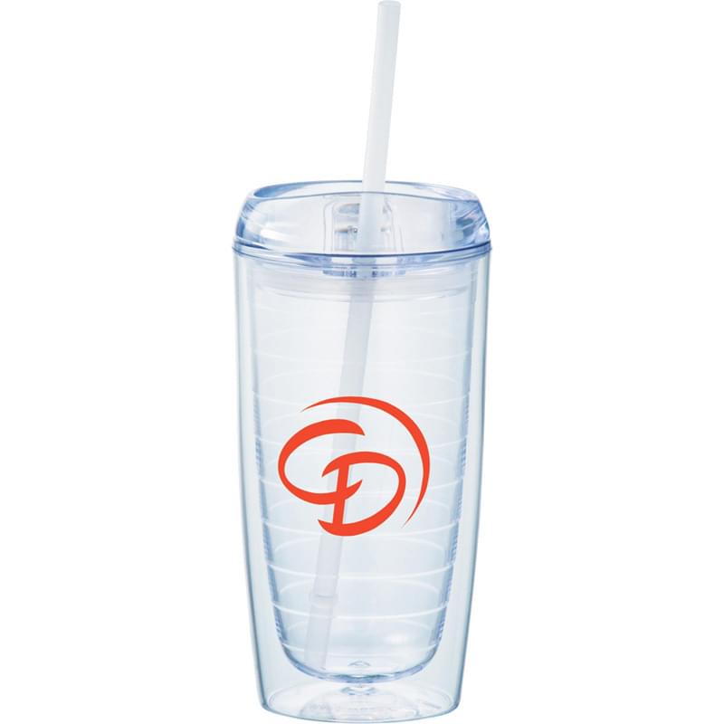 Twister 16-oz. Tumbler with Straw