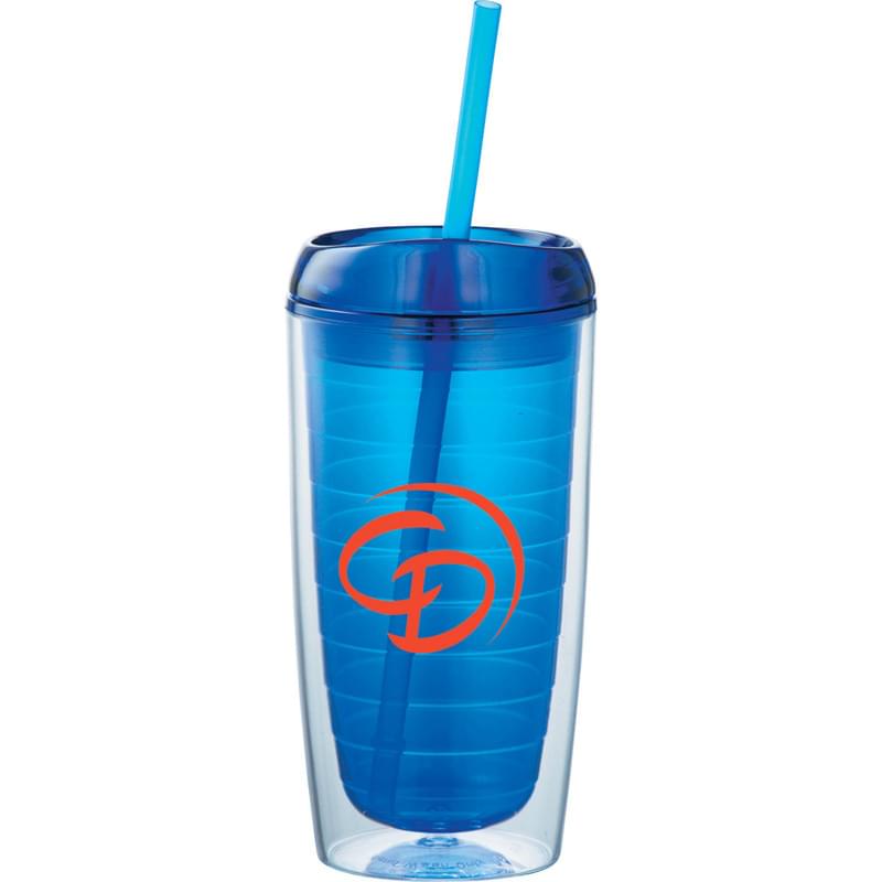 Twister 16-oz. Tumbler with Straw