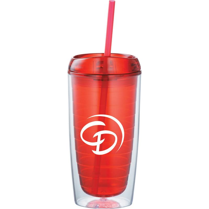 Twister 16-oz. Tumbler with Straw