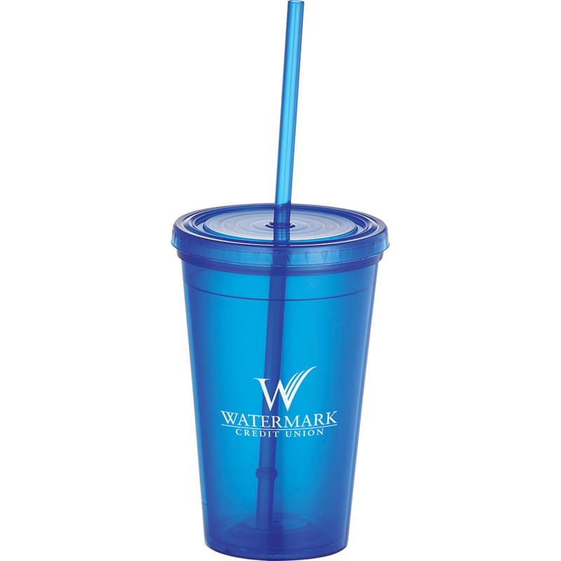 Iceberg 16-oz. Tumbler with Straw