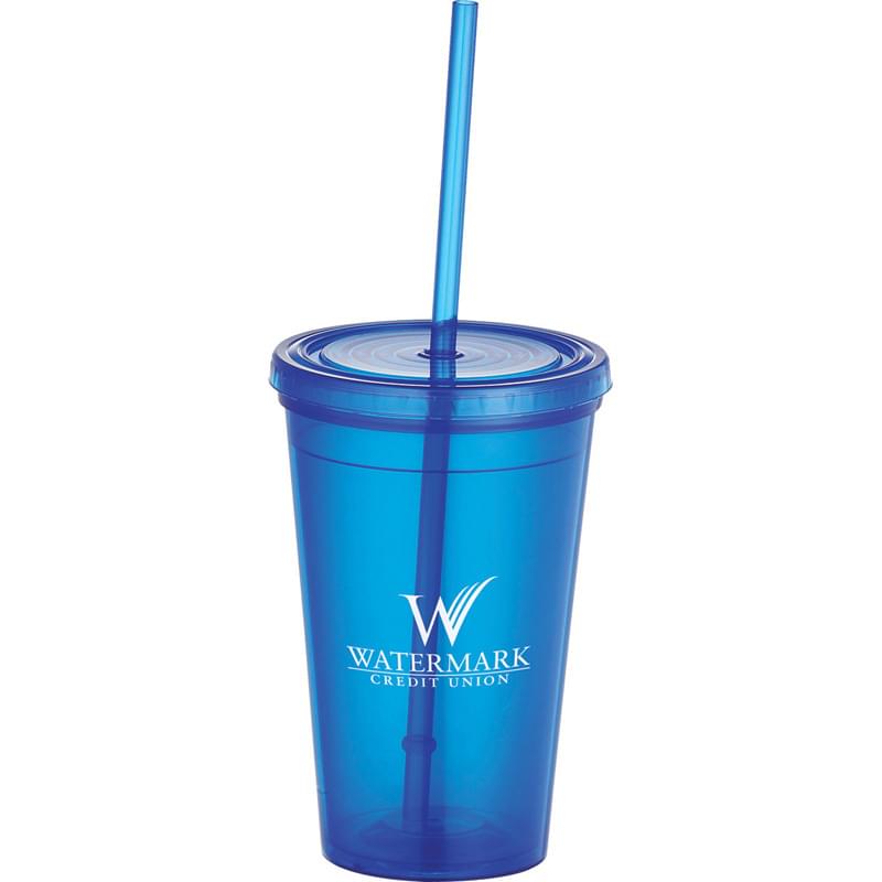 Iceberg 16-oz. Tumbler with Straw