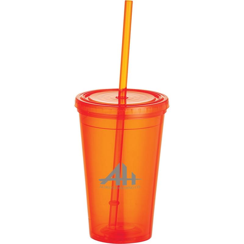 Iceberg 16-oz. Tumbler with Straw