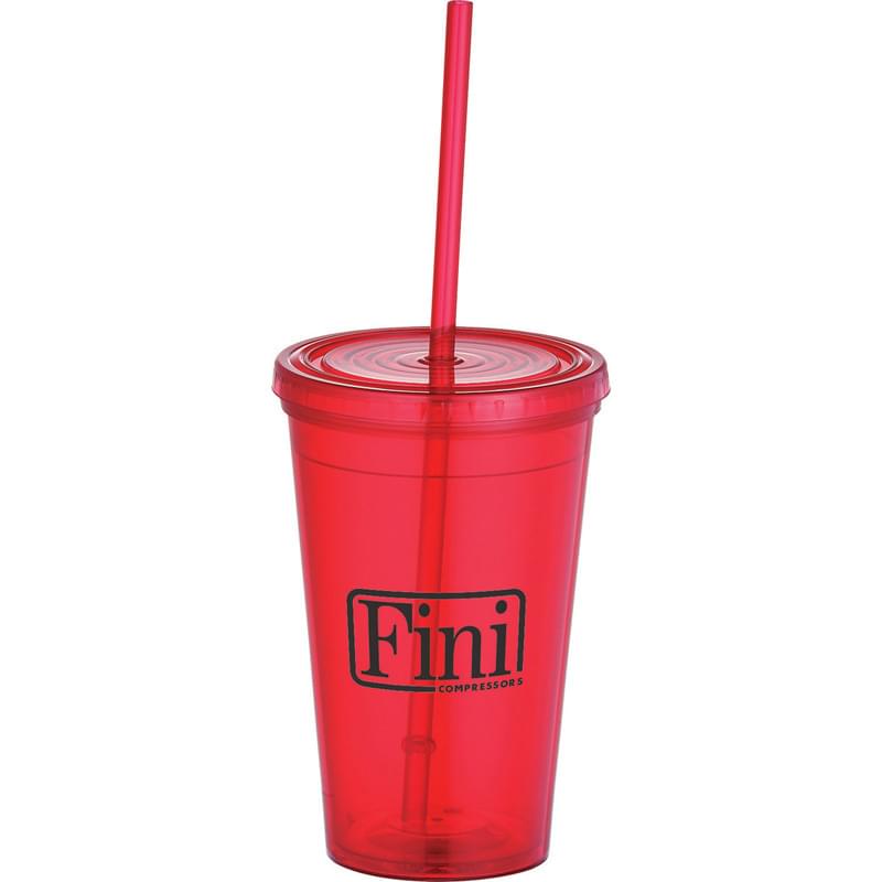 Iceberg 16-oz. Tumbler with Straw