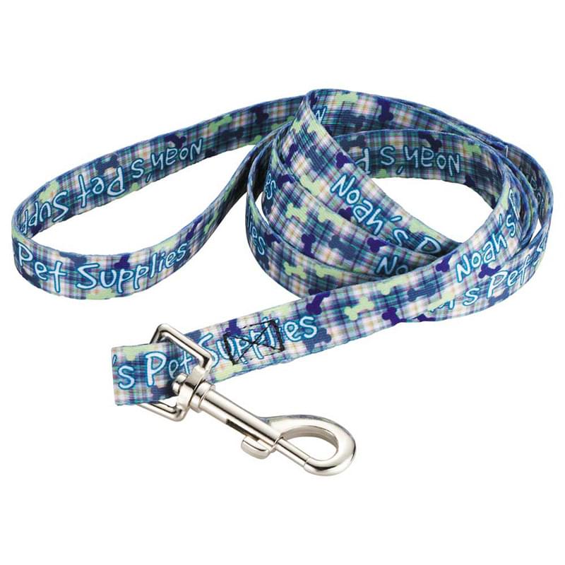 Full Color Pet Leash - 3/4"W x 60"L