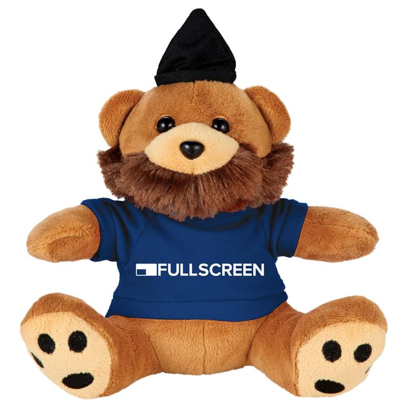 6" Plush Hipster Bear with Shirt