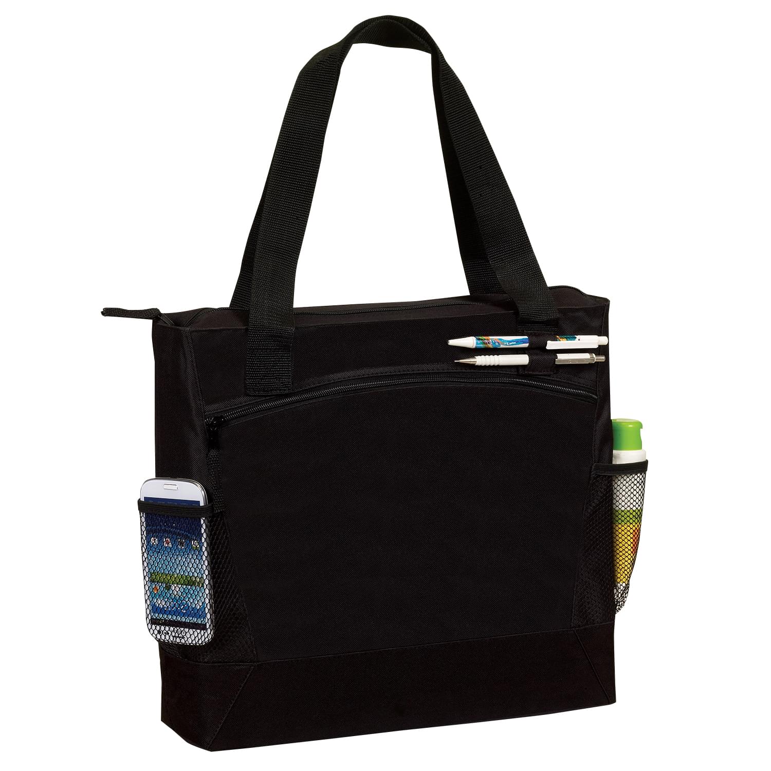 Travelstar Mesh Pocket Tote Bags w/Zipper Closure