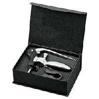 Wine Companion Gift Set - Includes wine opener and foil cutter. Ergonomically designed handles and lever allow for one-step wine opening.