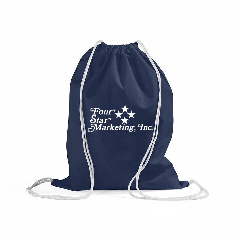 EcoClassic Cinch Pack - This eco-friendly drawstring backpack is made from durable 6 oz raw cotton canvas, offering a sustainable alternative to synthetic bags. It features a spacious top opening with a sturdy drawstring closure for easy access, along with adjustable cotton shoulder straps for a comfortable fit. Ideal for everyday use, events, or promotions, this reusable bag combines functionality with environmental responsibility.