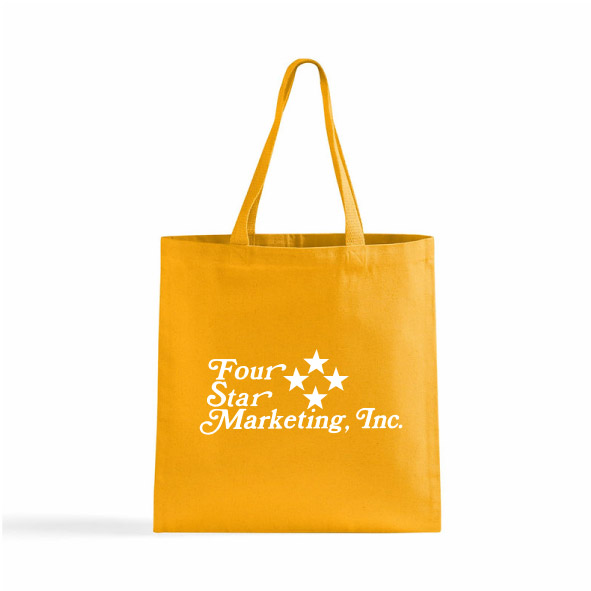 Flat Everyday Tote Color - Raw 12oz Cotton Canvas. Easy access top open entry. Reinforced self-fabric shoulder/carrying strap.