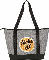 Stay Cool Event Cooler - The Stay Cool Cooler is the perfect cooler for large events. Large zippered and insulated main compartment allows you to pack everything you need and then some! Front slash pocket and 31" handles allow for easy and comfortable transportation.