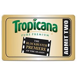 2 Movie Tickets - Movie Ticket cards are an exciting and valuable incentive that appeal to audiences of all ages. Redeemable for complimentary movie tickets at over 35,000 screens nationwide, recipients can use this reward for tickets to any movie of their choice. While box office prices are always increasing, these incentives can be offered at a fraction of that retail cost. Easy to use - visit the website provided, enter the reward code, and print out a voucher to take to the theater. A night out at the movies has no age l