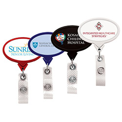 Anti-Microbial Jumbo Oval Badge Reel