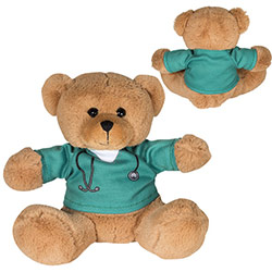 7" Doctor or Nurse Plush Bear