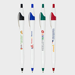 Ultrasmooth Antimicrobial Pen - Our most popular ballpoint pen is now available with an EPA approved antimicrobial additive that is molded into the pen's plastic components. Great for keeping high-traffic checkout conters cleaner. Your choice of ultrasmooth writing blue (default) or black ink.