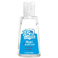 1 Oz. Hand Sanitizer for Personal Safety - In stock NOW and ready to ship! Be protected against infectious agents wherever you go with this handy 1 oz. hand sanitizer. With 75% alcohol in clear gel.  Certification: FDA / MSDS.