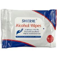 Alcohol Wipes - 10 Pack - Packaged 10 wipes per pouch, these 75% alcohol sanitizing wipes are anti-virus and anti-bacterial. They can be used for skin, around the wound, disinfection before injection; they will clean and disinfect your keyboard, phone, office supplies, children's toys, etc. Please note packaging and manufacturer may vary depending on availability.
