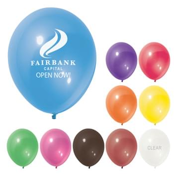 9" Sheer Balloon - Made of Natural Latex Rubber   | Helium Quality  | Great For Parties Or Special Events | Long Lasting Float Time  | Made In The USA  | EQP Does Not Apply To This Item