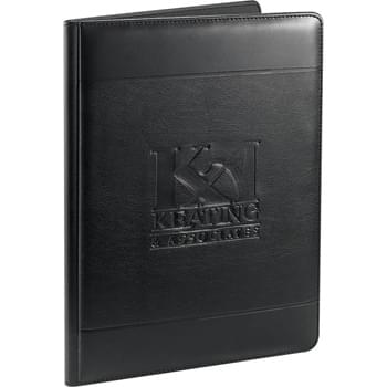 Windsor Impressions Writing Pad - Documents pocket. Business card pockets. Elastic pen loop. Includes 8.5" x 11" writing pad.