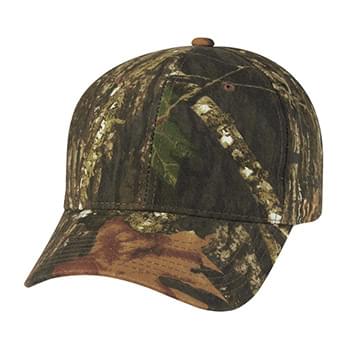Realtree ™ And Mossy Oak ® Hunter ’s Retreat Camouflage Cap - 60% Cotton/40% Polyester | 6 Panel, Medium Profile | Structured Crown & Pre-Curved Visor | Adjustable Self-Material Strap With VelcroÂ® Closure