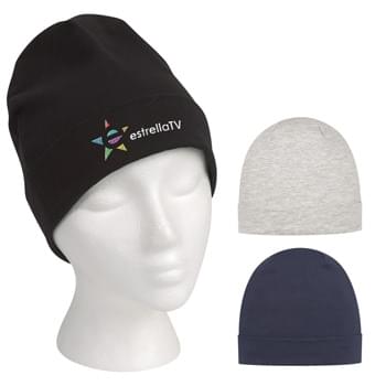 Beanie Skull Cap - CLOSEOUT! Please call to confirm inventory available prior to placing your order!<br />83% Cotton/11% Polyester/6% Spandex | One Size Fits All | Comes In 3 Great Colors!