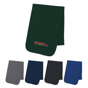 Fleece Scarf - CLOSEOUT! Please call to confirm inventory available prior to placing your order!<br />100% Polyester Fleece | 61" L x 10" W | Available In 5 Popular Colors!