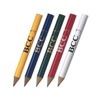 Round Golf - A country club favorite. Round quality # 2 golf pencil. Packaged in an attractive 2 gross display box. Pencils come sharpened. Generous imprint area.