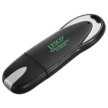 Velocity Flash Drive 1GB - Classic styling with chrome accents. RoHS compliant. Plug and play compatible with Windows XP or above and Mac OSX or higher.
