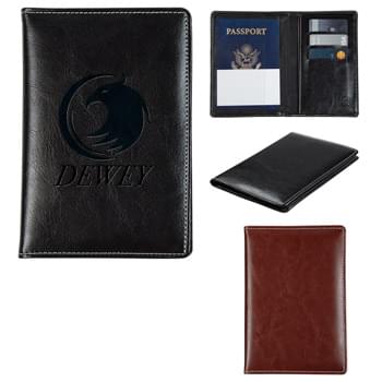 Executive RFID Passport Wallet - Made Of Polyurethane | 3 Large Pockets For Passport, Cash Or Receipts, 3 Clear Window Pockets And 3 Card Slots | Place Your Passport And Credit Cards In Holder And Close To Prevent Cyber Hackers From Stealing Your Identity | Prevents Data Transfer Between The Wallet And Reader | Works With Any Contactless Chip Card. Cards That Are Swiped Do Not Send RFID Signals And Will Not Be Protected By An RFID Blocker