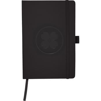 Ambassador Flex Bound JournalBook - Bound journal with built in elastic closure and ribbon page marker. Back cover crease for easy page turning. Includes 80 sheets of lined paper.