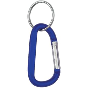 8mm Carabiner With Split Ring - --