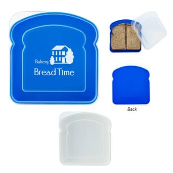 Sandwich Container - CLOSEOUT! Please call to confirm inventory available prior to placing your order!<br />Meets FDA Requirements | BPA Free | Hand Wash Recommended