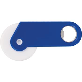 Pizza Cutter With Bottle Opener - Meets FDA Requirements | BPA Free | Hand Wash Recommended