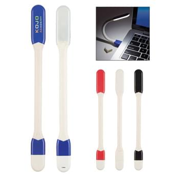 USB Touch Control Bendable Light - CLOSEOUT! Please call to confirm inventory available prior to placing your order!<br />Extra Bright White LED Light | Made Of Flexible ABS & Silicone Material | Touch Colored Tip To Turn Light On/Off | Connect To PC, Notebook Or Any Other USB Devices