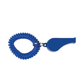Whistle With Coil - Split Ring | Coil Wrist Band